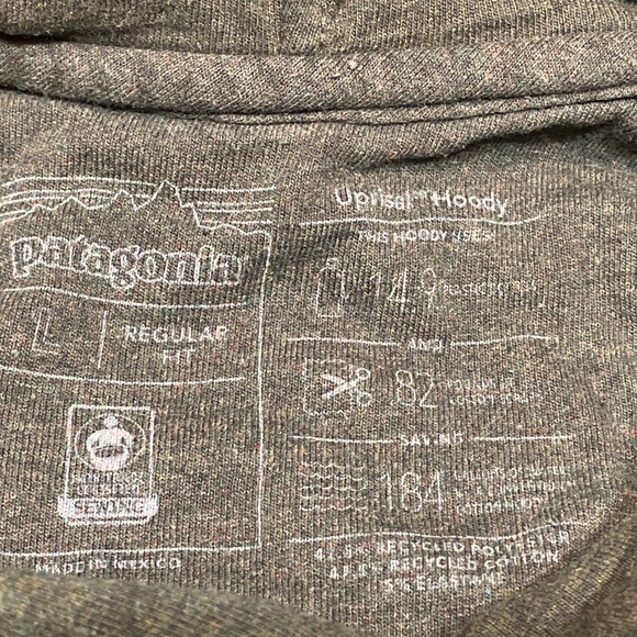 Patagonia P-6 Logo Uprisal Hoody Cascade Green Large - Picture 7 of 16